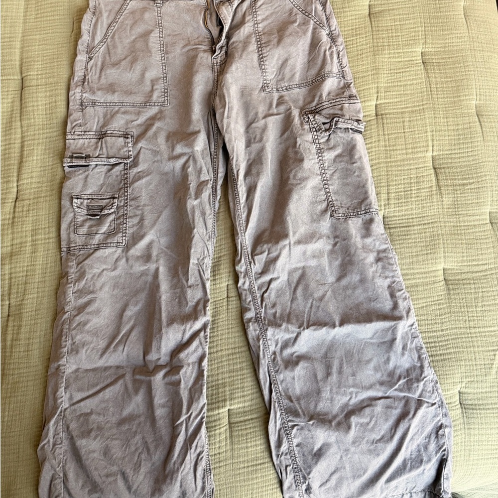 AE Gray Cargo Pants